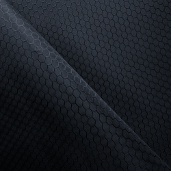 Ткань Оксфорд 300D PU Рип-Стоп СОТЫ, цвет Черный (на отрез)  в Назране