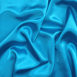 *Ткань Атлас-сатин, цвет Голубой (на отрез)  в Назране