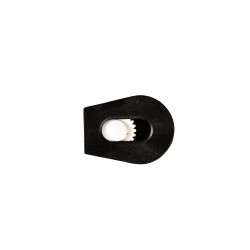 Зажим для шнура 4 мм KL  Чёрный + Белый (поштучно)  в Назране