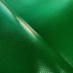 Ткань ПВХ 600 гр/м2 плотная, Зелёный (Ширина 150см), на отрез  в Назране