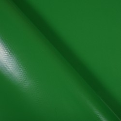 Тентовый материал ПВХ 450 гр/м2, Зелёный (Ширина 160см), на отрез  в Назране, 450 г/м2, 799 руб