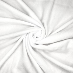 Флис Односторонний 130 гр/м2, цвет Белый (на отрез)  в Назране