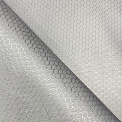 Ткань Оксфорд 300D PU Рип-Стоп СОТЫ, цвет Светло-Серый (на отрез)  в Назране
