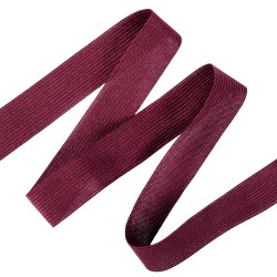 Окантовочная лента-бейка, цвет Бордовый 22мм (на отрез)  в Назране