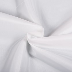 Ткань подкладочная Таффета 190Т, цвет Белый (на отрез)  в Назране