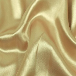 Ткань Атлас-сатин ЛЮКС, цвет Золотой (на отрез)  в Назране