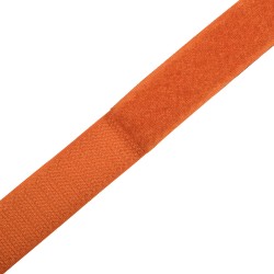 Контактная лента 25мм  Оранжевый (велькро-липучка, на отрез)  в Назране