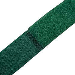Контактная лента 40мм (38мм) цвет Зелёный (велькро-липучка, на отрез)  в Назране