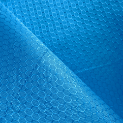 Ткань Оксфорд 300D PU Рип-Стоп СОТЫ, цвет Голубой (на отрез)  в Назране