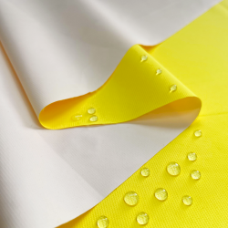 Водонепроницаемая Дышащая Мембранная ткань PU 10'000, цвет Жёлтый (на отрез)  в Назране