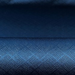 Ткань Блэкаут для штор светозатемняющая 100% &quot;Орнамент Синий&quot; (на отрез)  в Назране